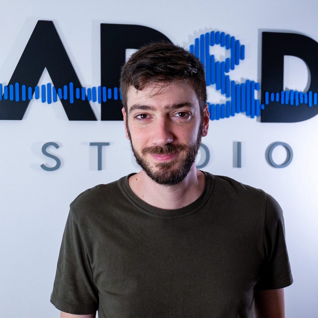 Danilo Silvestre no estúdio AD&D