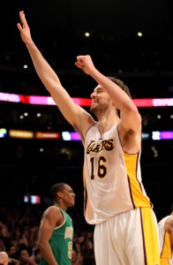 Boston Celtics v Los Angeles Lakers